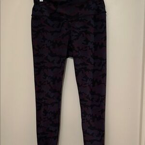 Splits59 Black and Purple Camouflage Leggings
